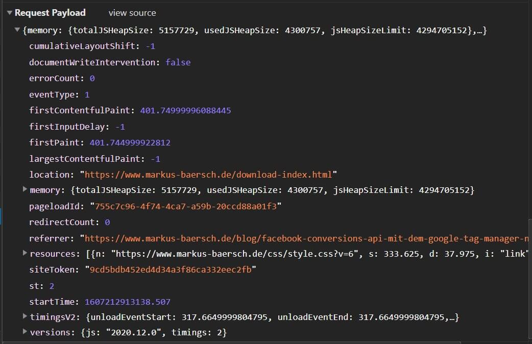 Cloudflare Tracking Hit