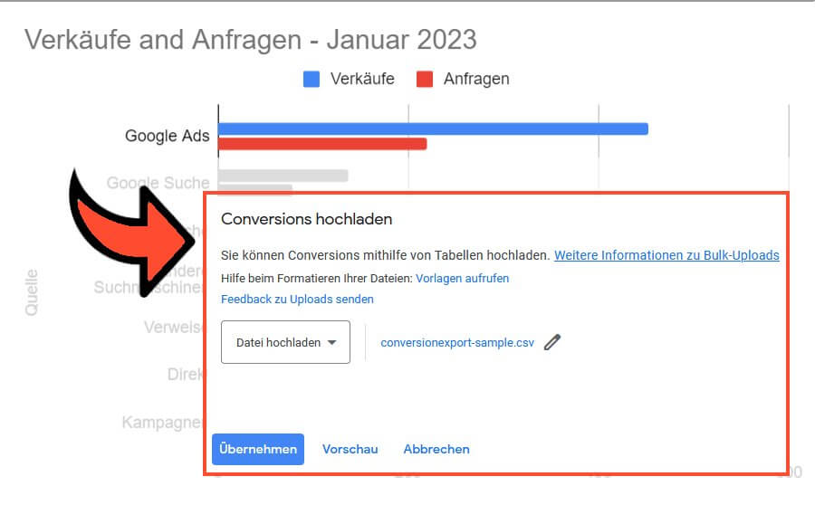 Conversiontracking für Werbesysteme
