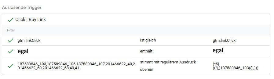 Trigger funktioniert wieder, alles grün