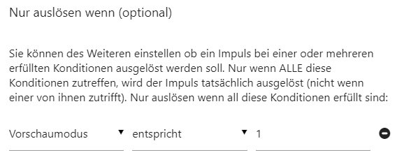 Trigger für MTM-Vorschau-Optimierungstag