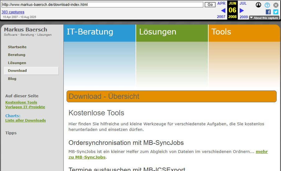 Site 2008 - Downloads