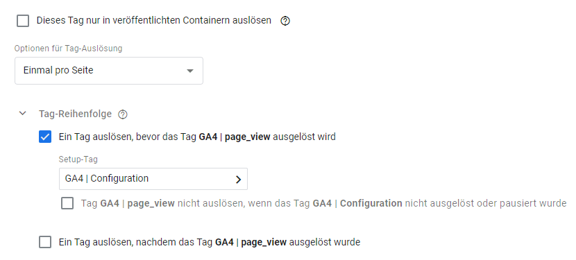 Tag Sequencing als Problemursache
