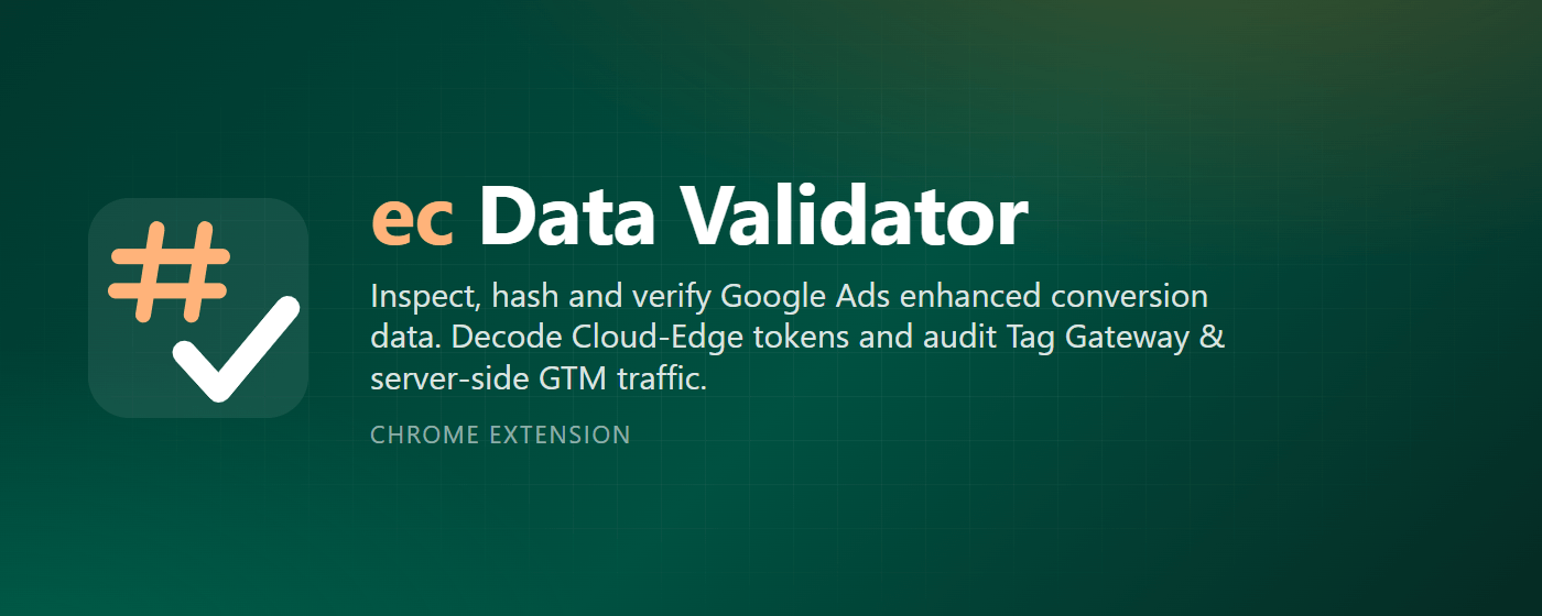 Enhanced Conversions Data Validator
