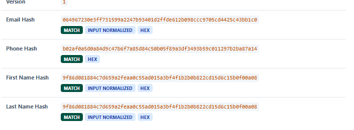 EC Data Validator: Hash-Validierung mit MATCH