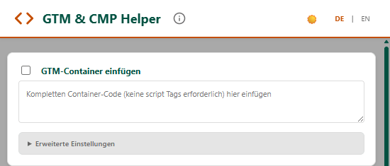 GTM & CMP Helper Popup