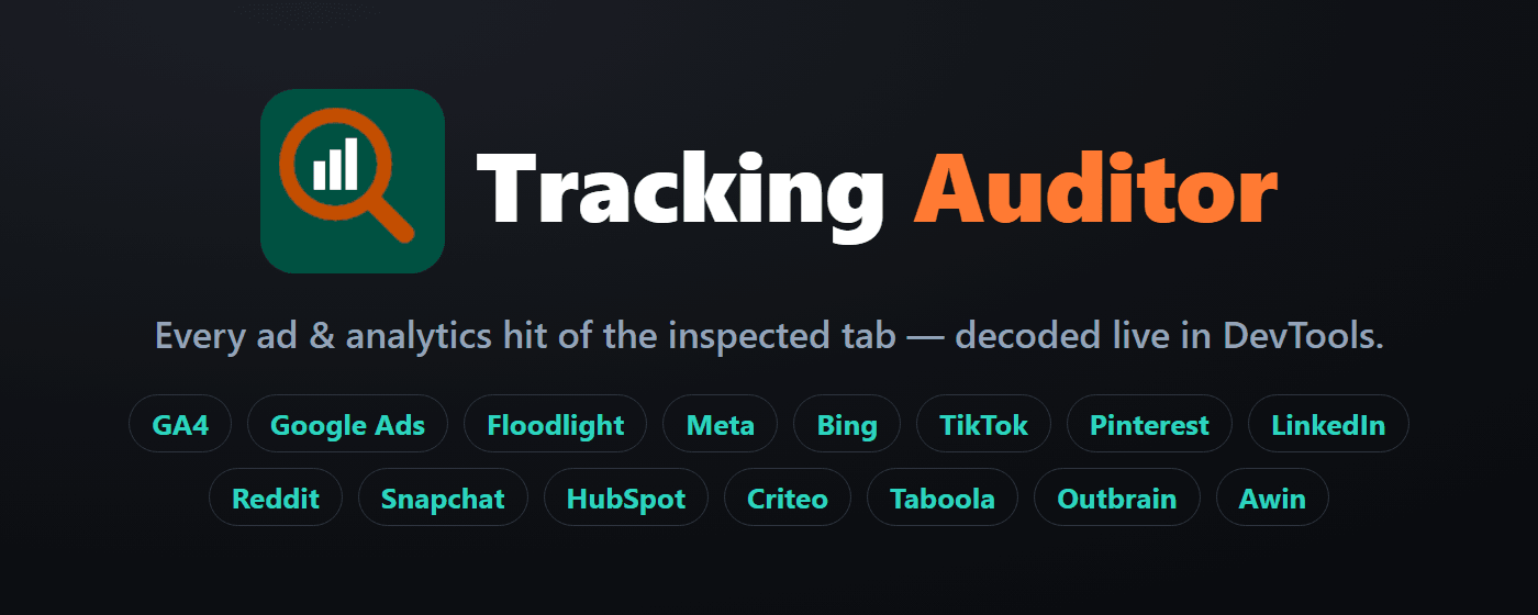 Tracking Auditor Extension